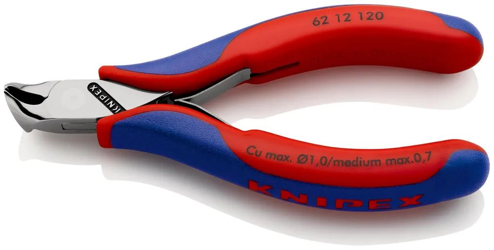 KNIPEX Elektronik-Schrägschneider mit Mehrkomponenten-Hüllen 120 mm