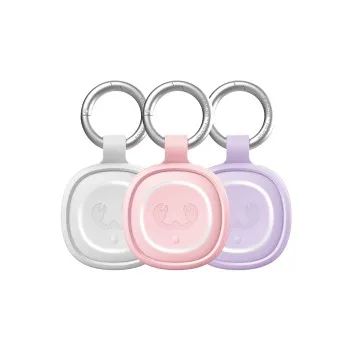 Fresh 'n Rebel Anhänger "Smart Finder 2", 3er-Set, Ice Grey, Pastel Pink. Dreamy Lilac