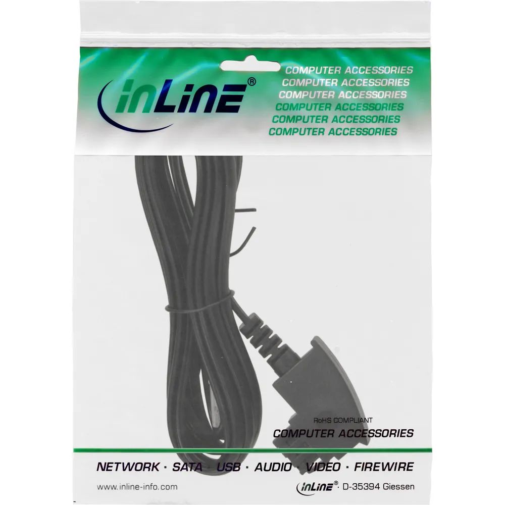 InLine TAE-F Kabel für DSL-Router - TAE-F Stecker an RJ45 8P2C - 0,5m