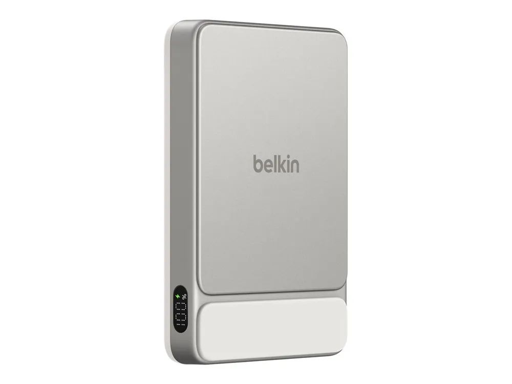 Belkin UltraCharge - Induktive Power Bank - dünn - 10000 mAh - 25 watt - Fast Charge (magnetisch, USB-C) BPD022HQSA