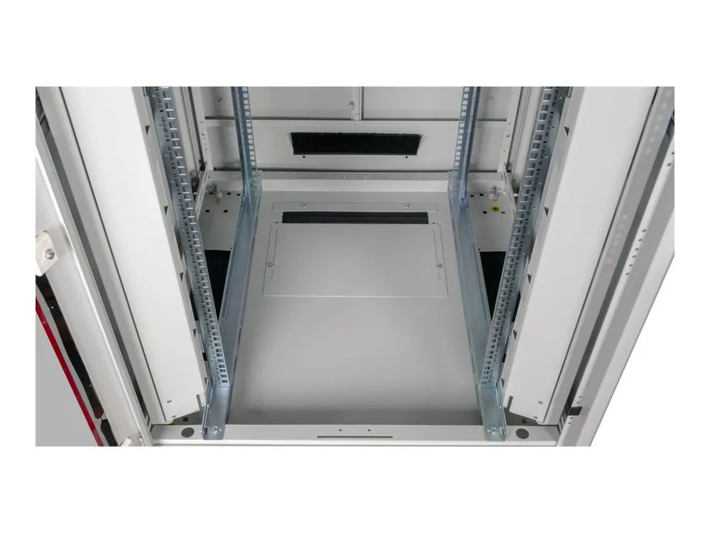 ROLINE Pro - Schrank Netzwerkschrank - mit Glastür, 800 x 800 mm (B x T)