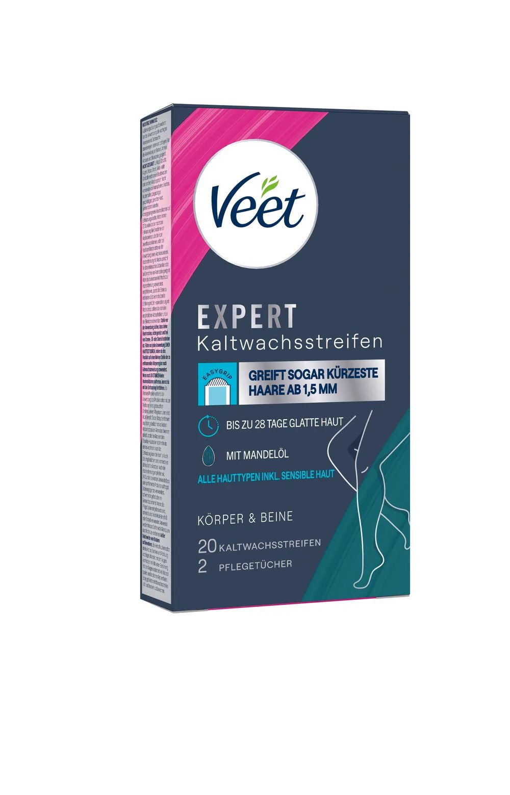 Veet Kaltwachsstreifen EXPERT Beine 20er