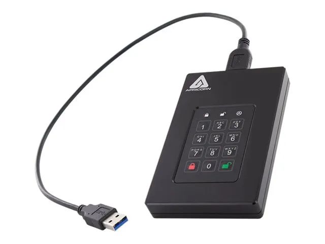 Apricorn Aegis Fortress L3 - Festplatte - verschlüsselt - 2 TB - extern (tragbar)