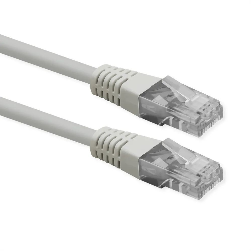 ROLINE Patchkabel Cat.6 (Class E), UTP, PoE, weiß, 5 m