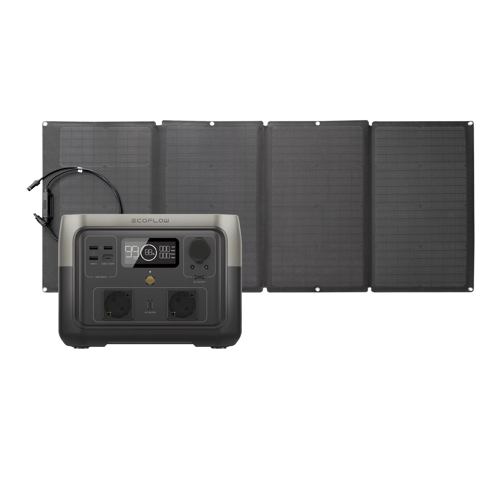 EcoFlow River 2 Max Solargenerator Bundle