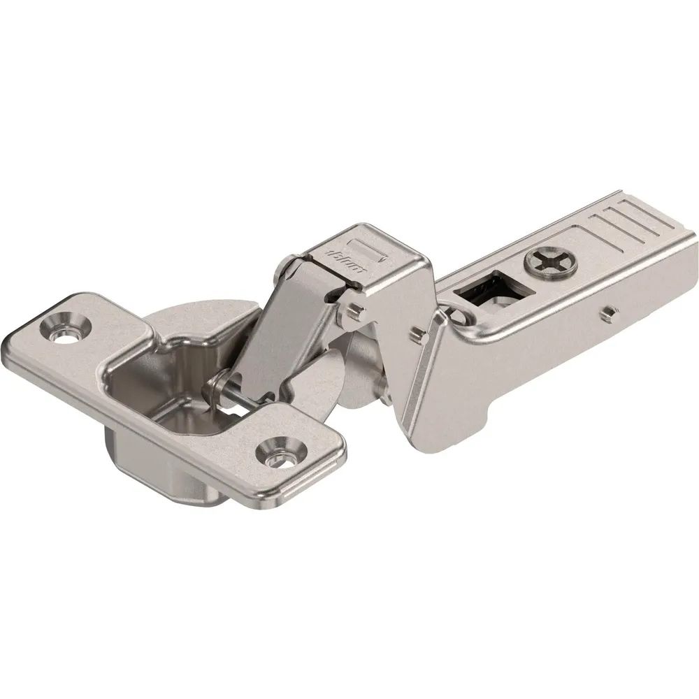 BLUM CLIP top Profiltürscharnier 95°, 18 mm gekröpft ohne Feder, Schrauben