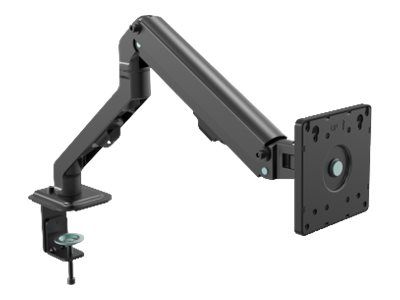 Vision VFM-DA/4 - Befestigungskit (VESA-Hülle, C-Klammer, Gelenkarm, VESA-Adapter) - Doppelgelenk - für LCD-Display / Notebook / Tablet - Aluminium, Stahl - mattschwarz - Bildschirmgröße: 25.4-68.6 cm (10"-27")