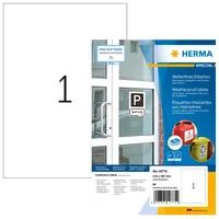 HERMA 10775 - Weiß - Selbstklebendes Druckeretikett - Gestanztes Etikett - Papier - Laser - Dauerhaft