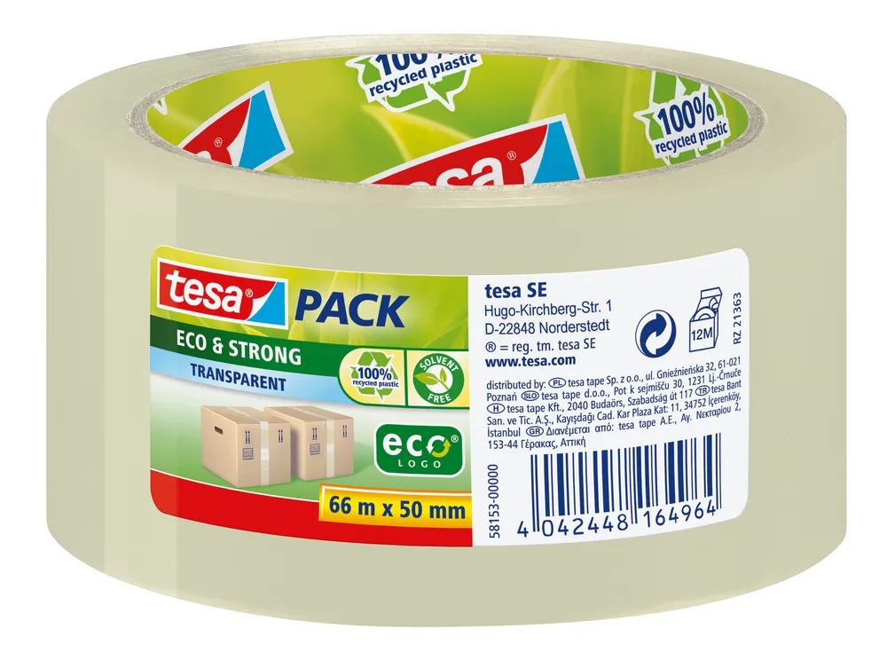Tesa Tesapack Eco & Strong - Packband - 50 mm x 66 m