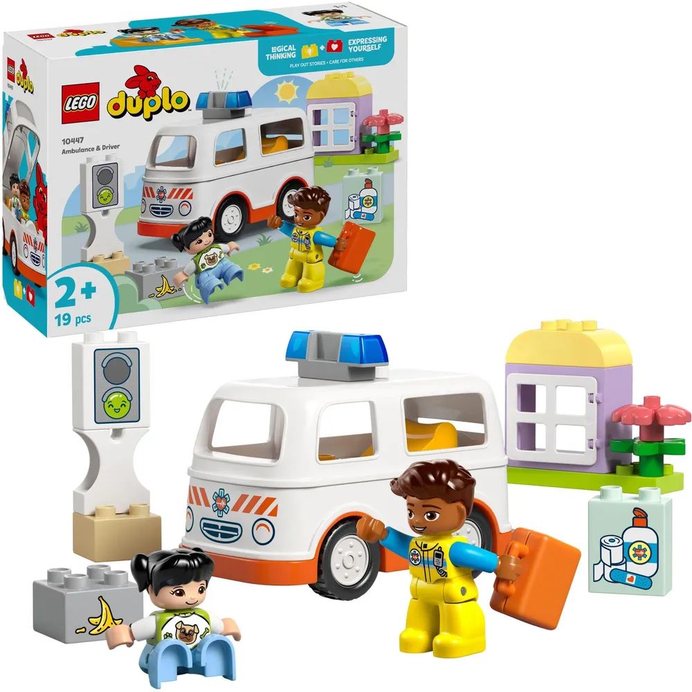 LEGO DUPLO Rettungswagen mit Fahrer 10447