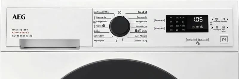 AEG LWK6A50680 Waschtrockner (8kg,B:59,7cm,H:84,7cm,A)