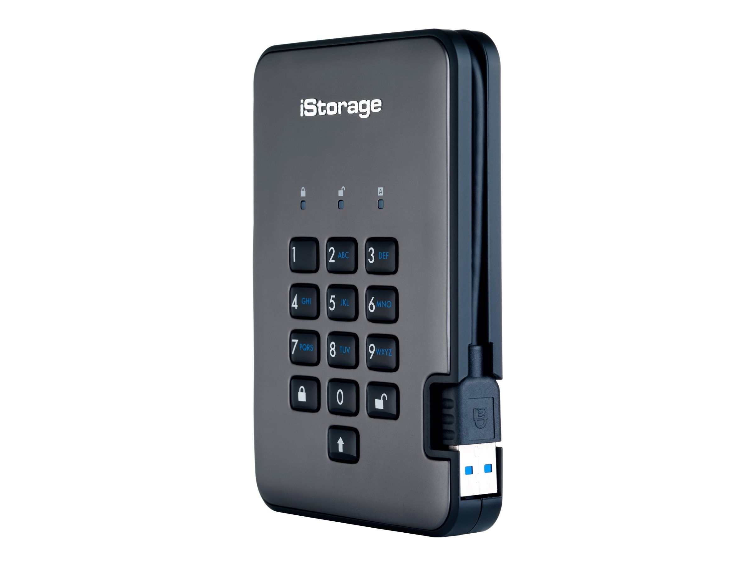 iStorage diskAshur PRO² - Festplatte - verschlüsselt - 500 GB - extern (tragbar)