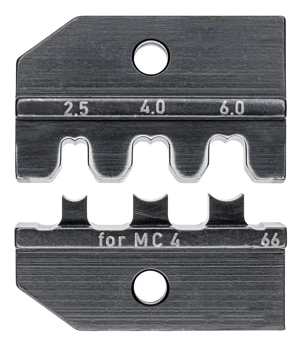 KNIPEX Crimpeinsatz für Solar-Steckverbinder MC4® & MC4® EVO2 2,5/4/6 mm²