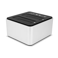 OWC OWCTCDRVDCK - HDD - SSD - Serial ATA III - 2.5,3.5" - USB 3.2 Gen 2 (3.1 Gen 2) Type-C - Schwarz - Silber - 100 - 240 V