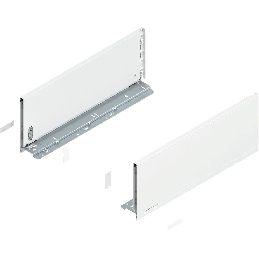 BLUM LEGRABOX pure Zarge Höhe C, NL 450, Seidenweiß-matt