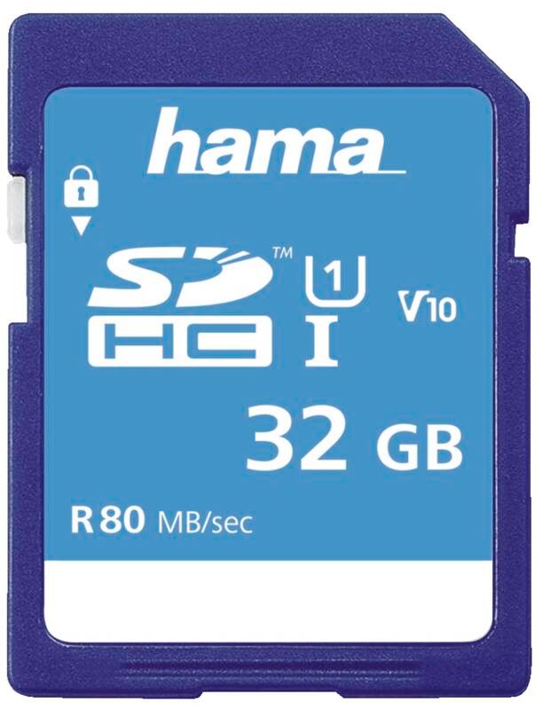 Hama 181095 SDHC32GB C10 U1 V10 80MB/s MINI_HSL
