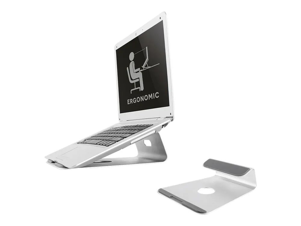 Neomounts NSLS025 - Aufstellung für Notebook - Gebürstetes Aluminium - Silber - Bildschirmgröße: 25.4-43.2 cm (10"-17")