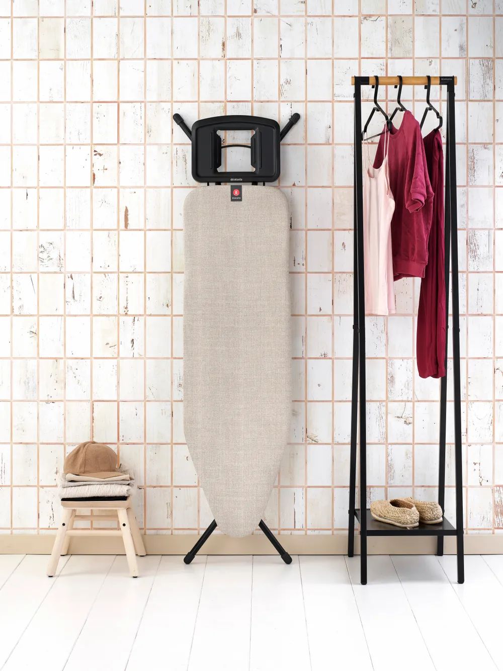 Brabantia Bügeltisch B, 124x38cm, Dst-Mulde Solid, Denim Grey