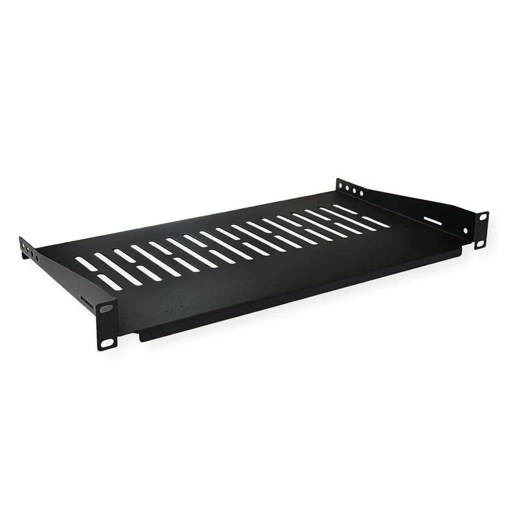 VALUE 19-Zoll-Geräteträger, 485 x 250mm, max. 10kg, schwarz