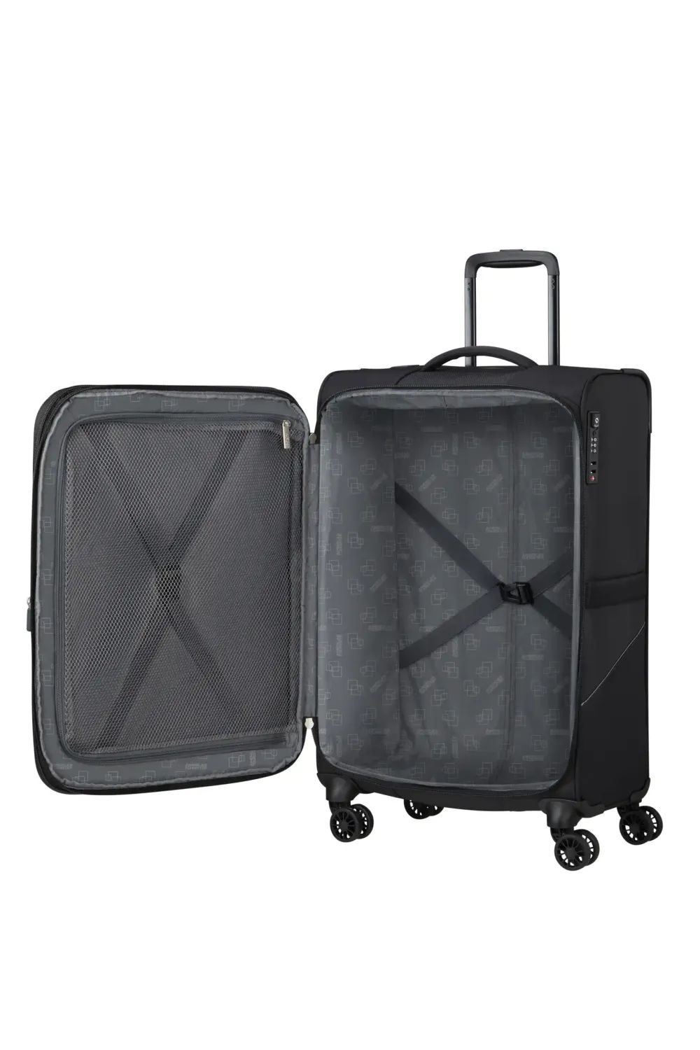 AMERICAN TOURISTER SUMMERRIDE SPINNER M EXP TSA, BLACK