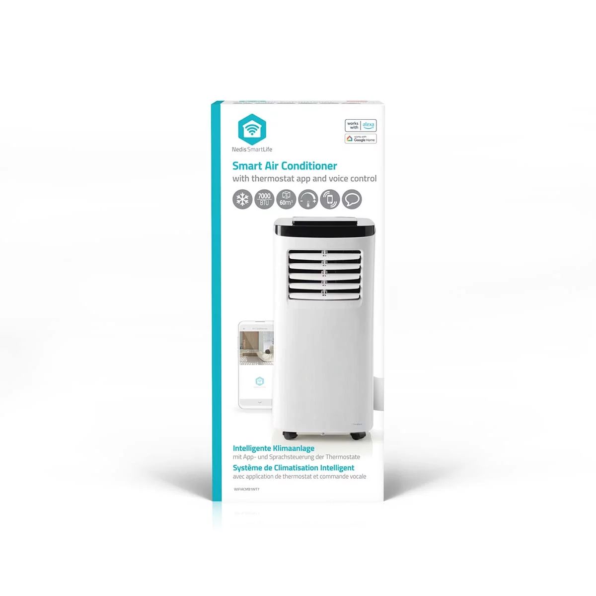 Nedis Klimagerät WIFIACMB1WT7 - 7000 BTU Open-Box