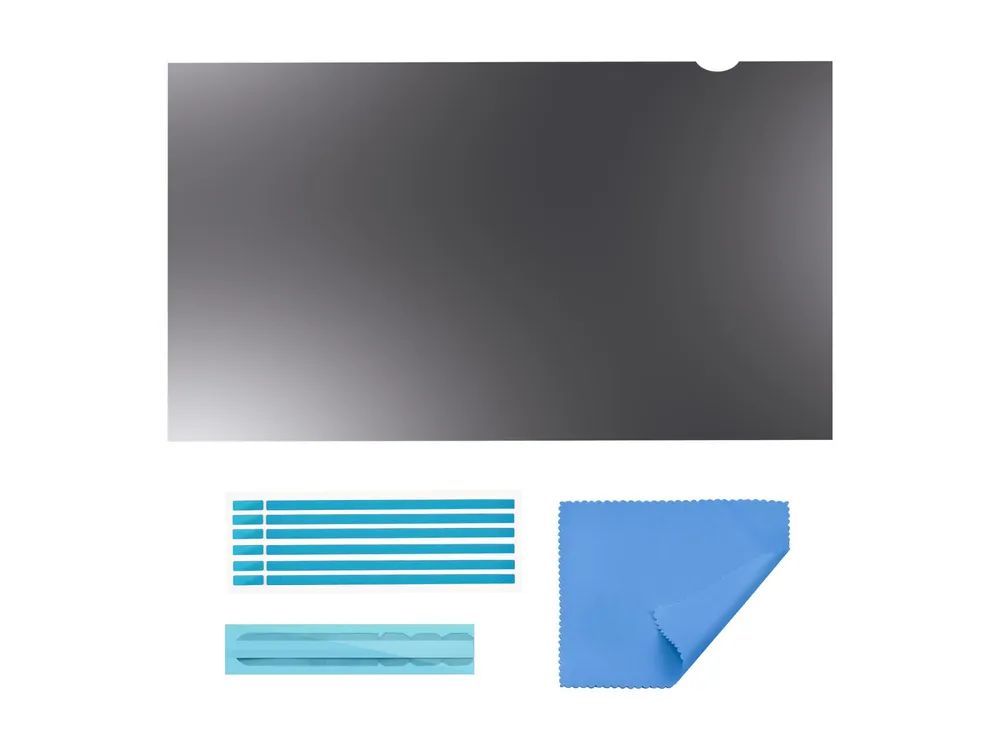 StarTech.com 27-Zoll-Monitor Blickschutzfilter (Universal, Matt oder Hochglanz, 30% Blaulichtreduzierung, Seitenverhältnis von 16:9)