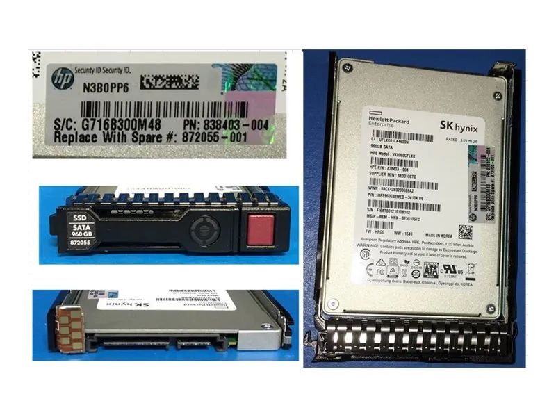 HPE SSD - Read Intensive-1 - 960 GB - Hot-Swap - 2.5" SFF (6.4 cm SFF)