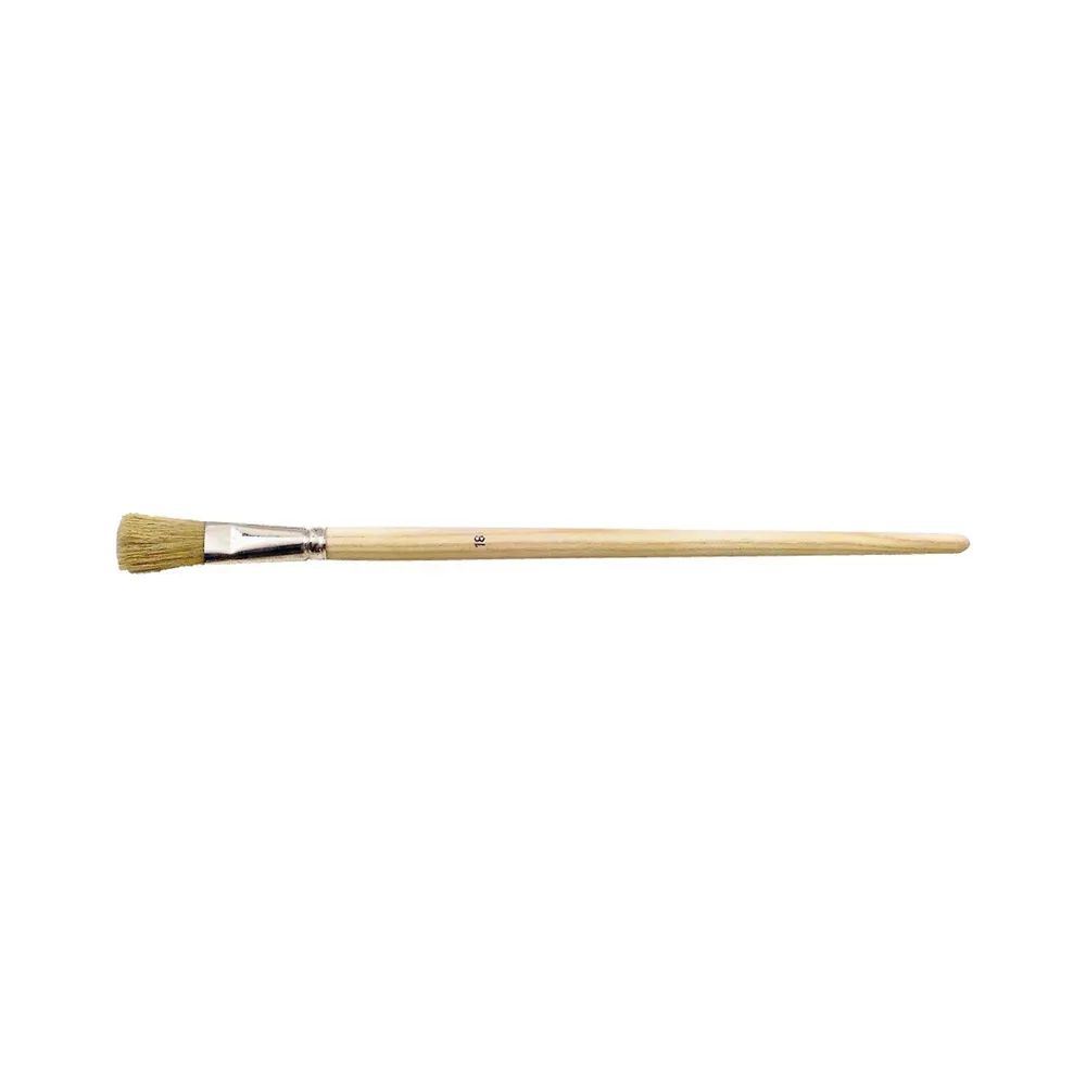 Draco Handels GmbH Komplettausstatter f.Maler Pinsel Lyoner flach Gr.10 mit heller Chinaborste