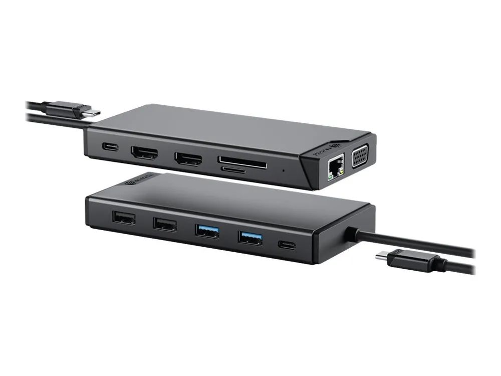 Alogic MV2 - Dockingstation - USB-C - VGA, 2 x HDMI