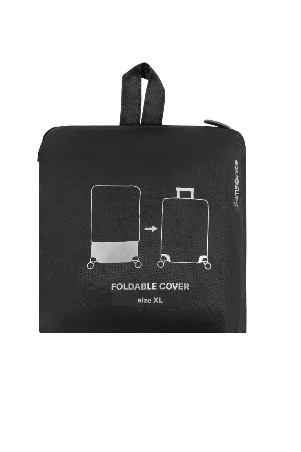 SAMSONITE TA REVOLUTION FOLDABLE LUGGAGE COVER XL, BLACK