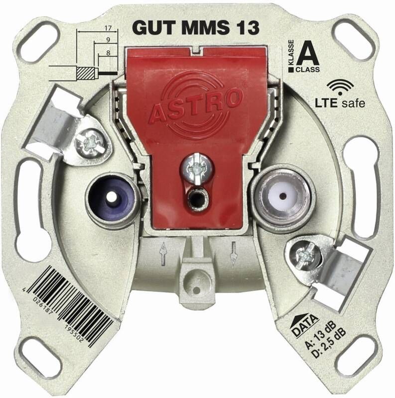 Astro Modem-Durchgangs-Antennendose GUT MMS 13