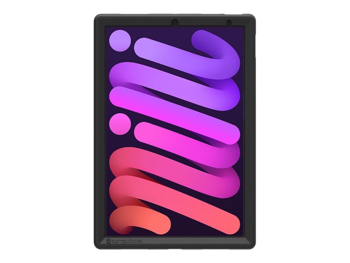 Compulocks Rugged Edge Case for iPad Mini 8.3" - Stoßstange für Tablet - widerstandsfähig - Gummi - Schwarz - für Apple iPad mini (6. Generation)