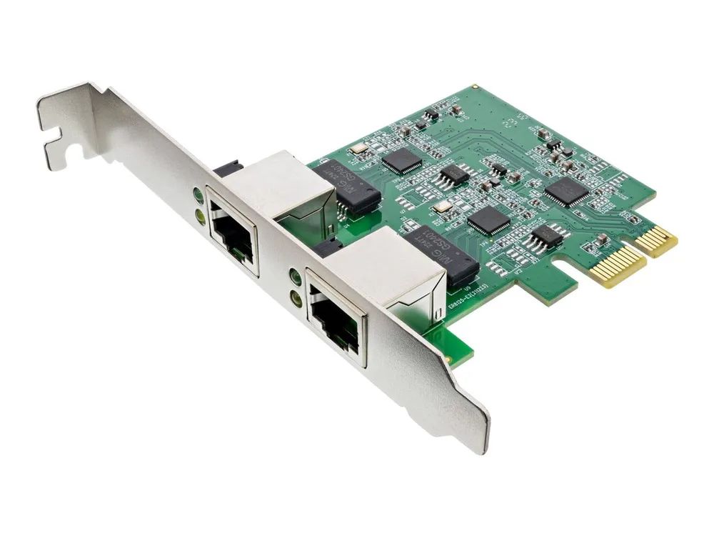 InLine Dual Gigabit Netzwerkkarte - 2x RJ45 2.5Gb/s - PCIe x1 - mit LP Slotblech