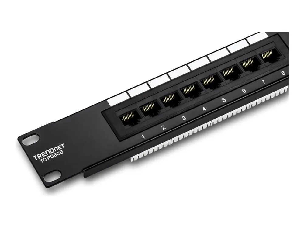TRENDnet Patch Panel - CAT 6 - 8 Ports