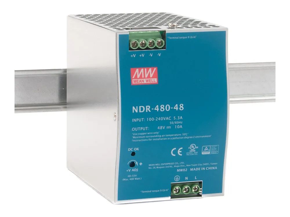 D-Link DIS N480-48 - Netzteil (DIN-Schienenmontage