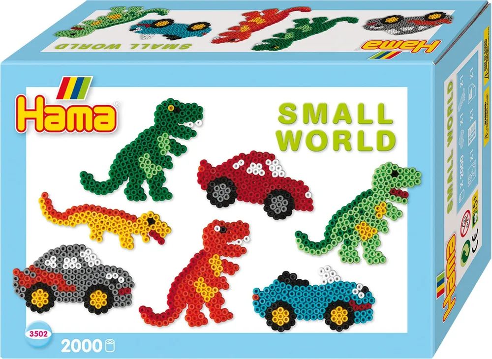 Malte Haaning Plastic A/S HAMA Geschenkp. small world blau 2000St.