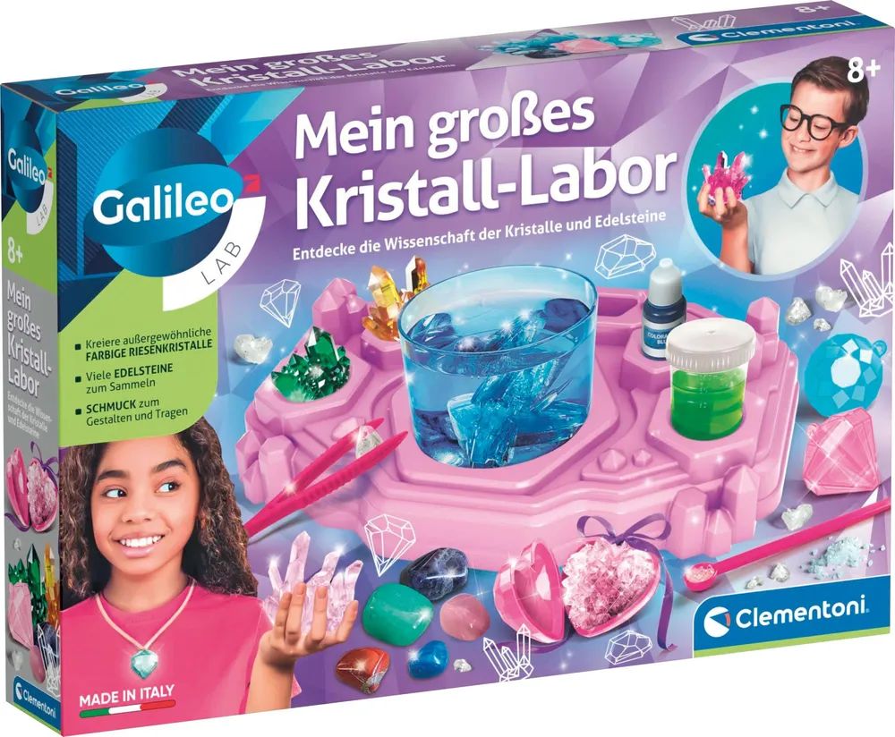 Clementoni GmbH Galileo Mein großes Kristall Labor