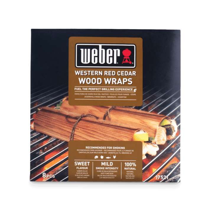 Weber Wood Wraps aus Zedernholz, 8 Stück