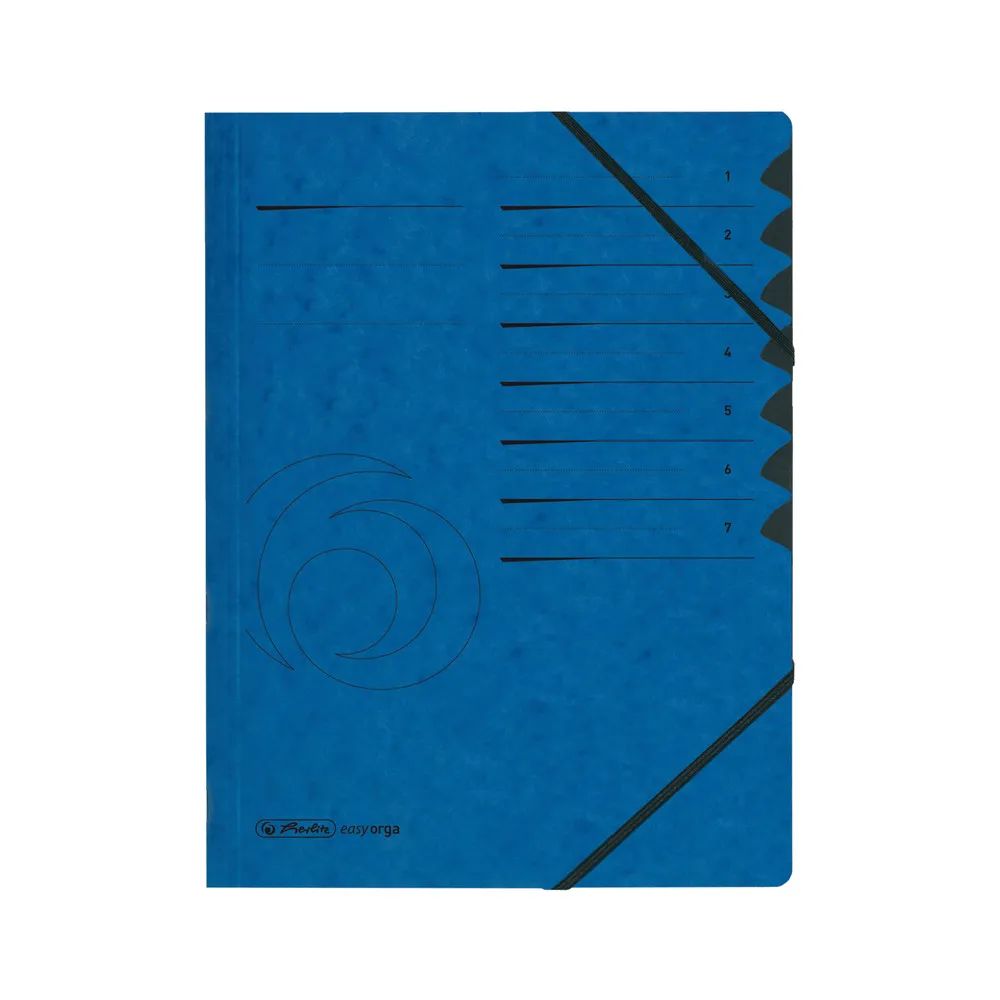 herlitz Ordnungsmappe 1-7 Quality, blau