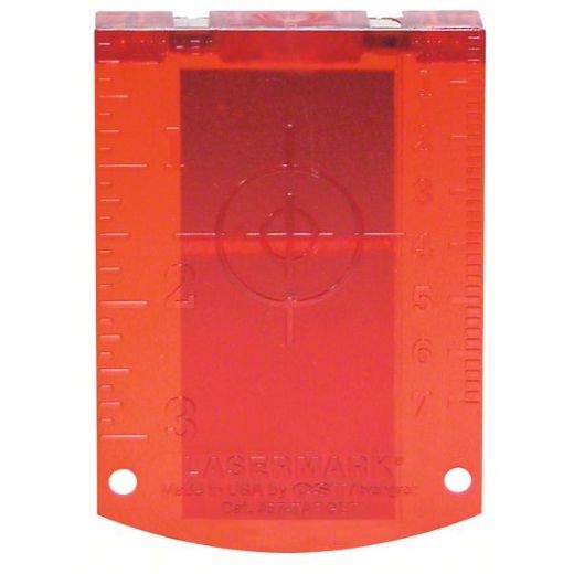 Laserzieltafel rot