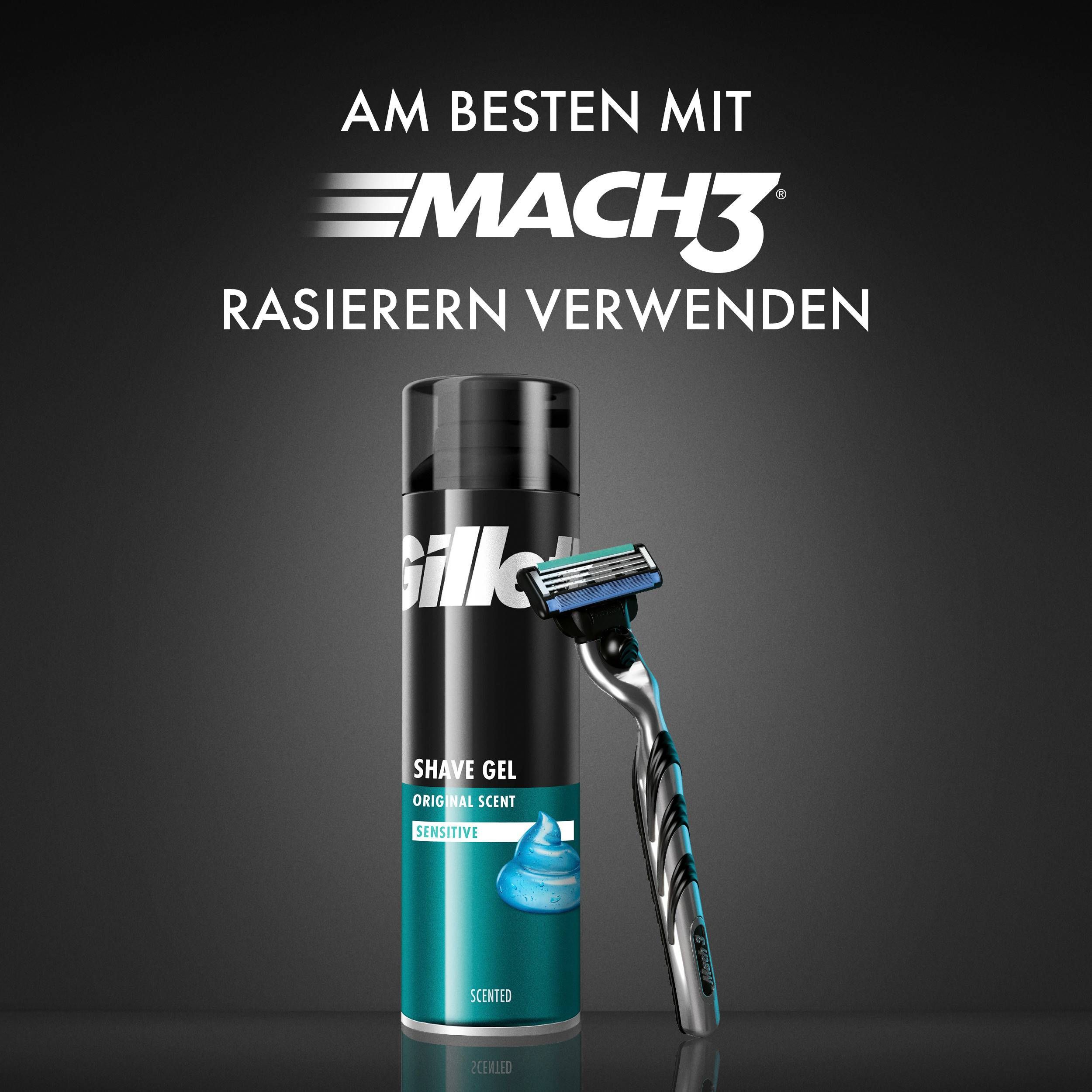 Gillette Sensitive Basis Rasiergel 
