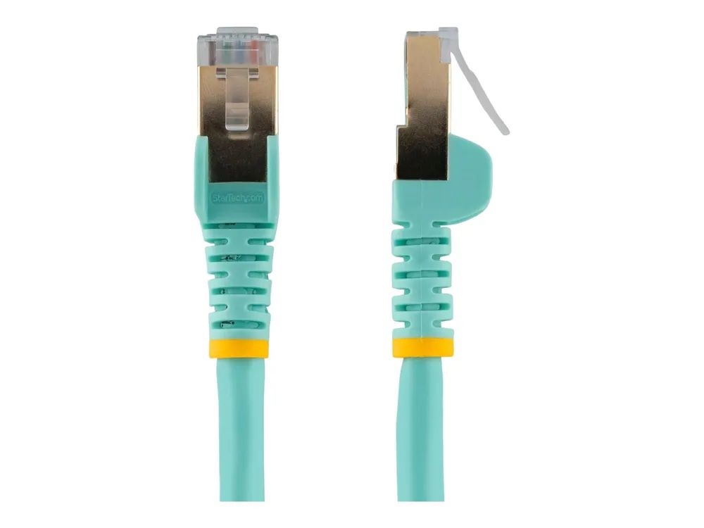 StarTech.com 1,5m CAT6a Kabel - Türkis - Patchkabel - STP- Snagless-RJ45 - Patch-Kabel - RJ-45 (M)