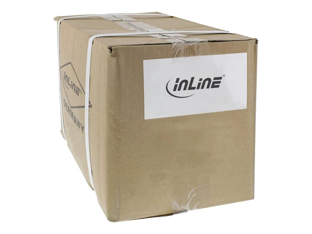 InLine 40er B-Pack Netzkabel - Schutzk. gerade/Kaltgeräte ST C13 - schwarz - 1,5m