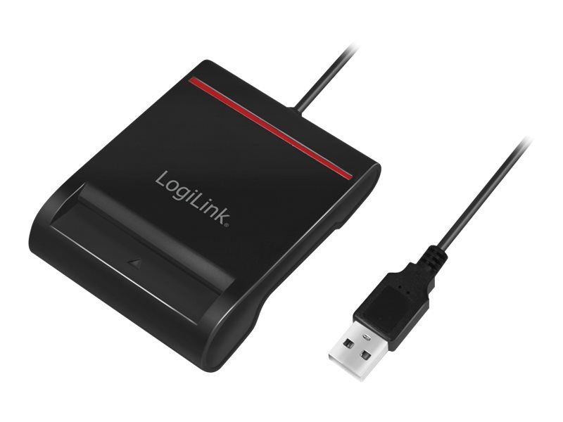 LogiLink SmartCard-Leser - USB 2.0 - Schwarz