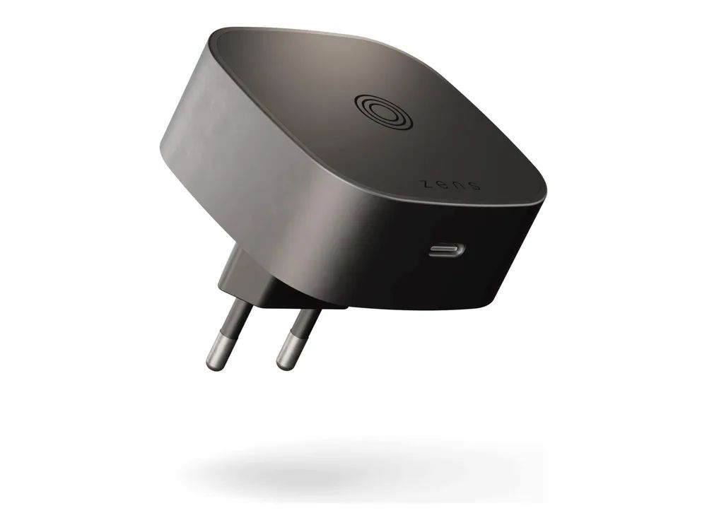 Zens Ladeschale für induktives Laden / Netzteil - 18 Watt (USB-C) weiß