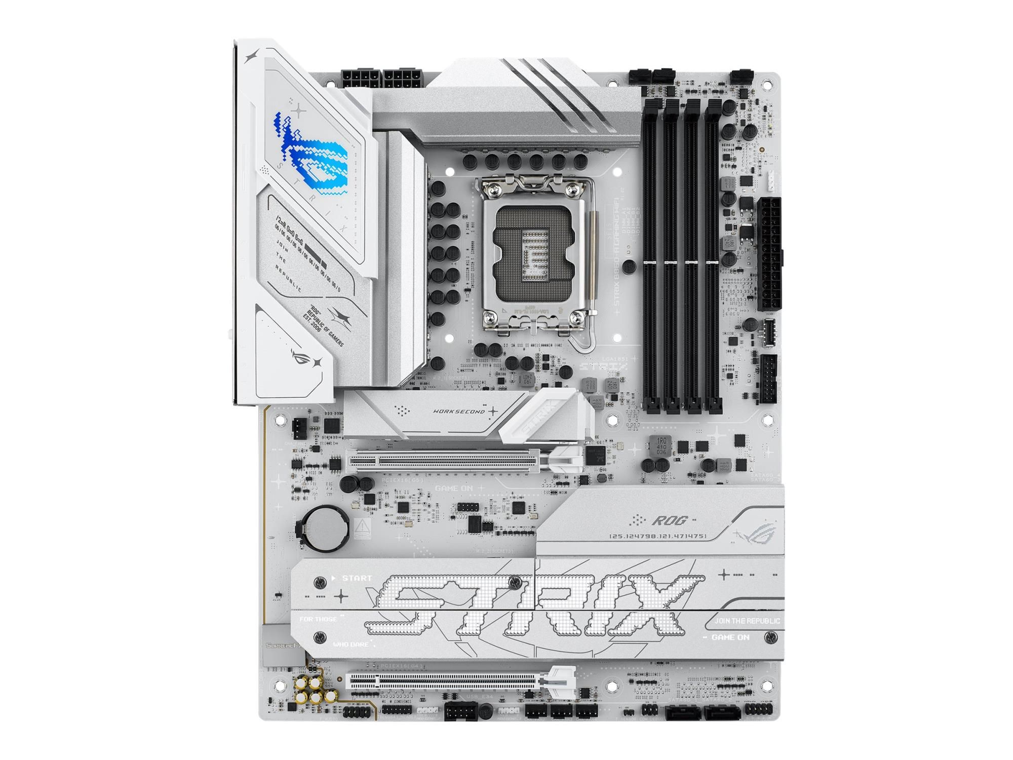 ASUS ROG STRIX B860-A GAMING WIFI - Motherboard - ATX - LGA1851-Sockel - B860 Chipsatz - USB4, USB 3.2 Gen 2, USB-C 3.2 Gen2, USB 3.2 Gen 1 - Wi-Fi 7, 2.5 Gigabit LAN, Bluetooth - Onboard-Grafik (CPU erforderlich)