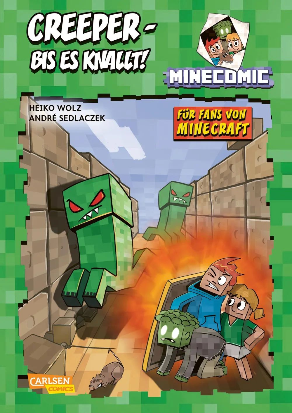 Carlsen Verlag GmbH Minecomic Bd 1 Creeper bis es knallt