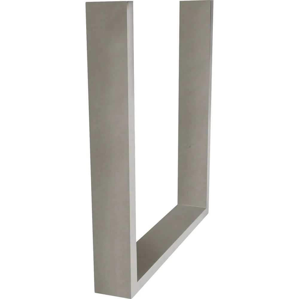 SIMAUSROM Bankkufe Regular Slim 412 mm Edelstahl gebürstet