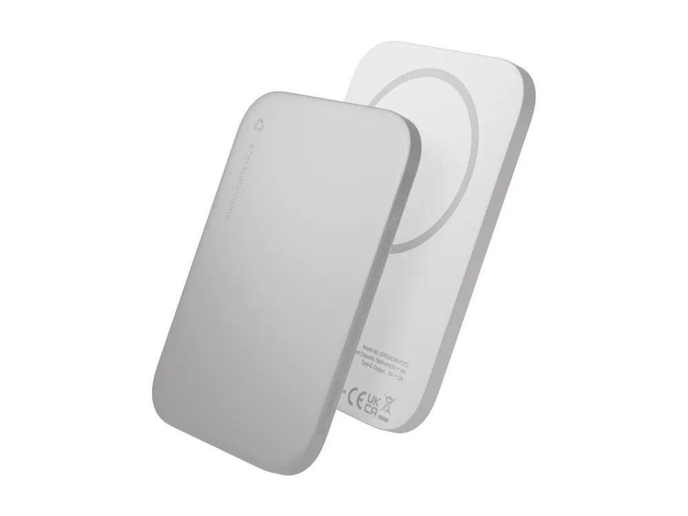dbramante1928 re-charge - Induktive Power Bank - ultra slim, Qi1.3 - 3000 mAh - 10 watt (USB-C)