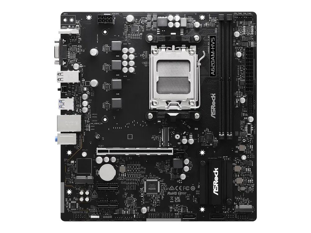 ASRock MB ASRock AMD AM5 A620AM-HVS - AMD Sockel AM5 (Ryzen Zen4) - Micro/Mini/Flex-ATX